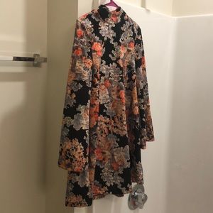 Asian Print Dress